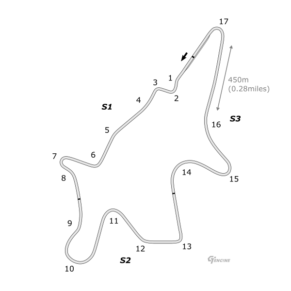 Alsace Village Reverse track map